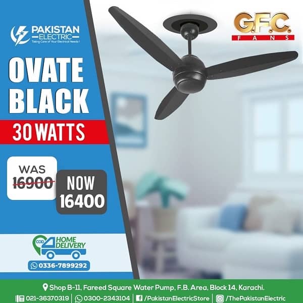 Ceiling Fans | AC DC Fans | Inverter Fans | 30 watts | Energy saving 3