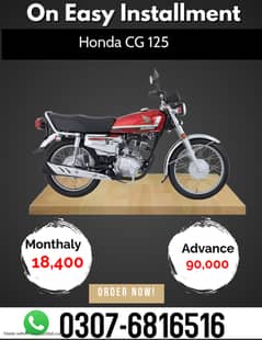 Honda CG 125 2024 on Easy Installment 0