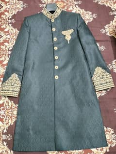 Jamawar Sherwani and kullah