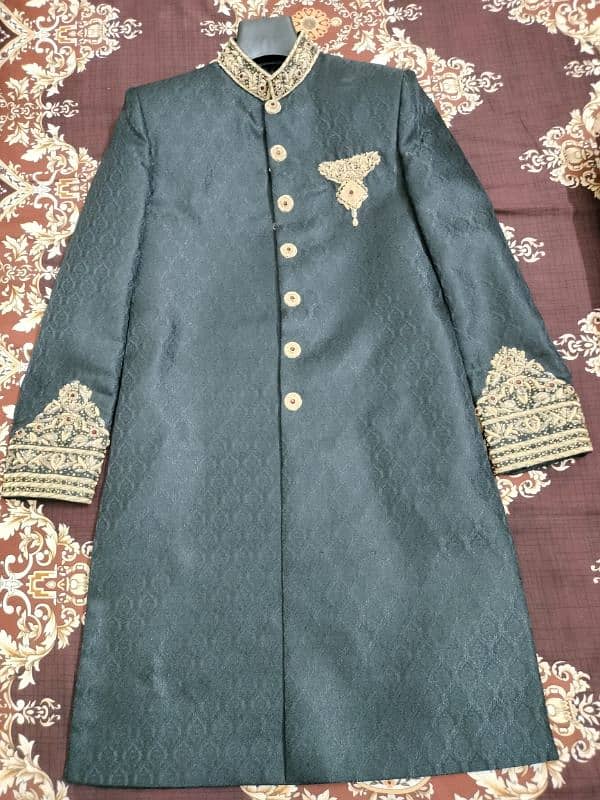 Jamawar Sherwani and kullah 0