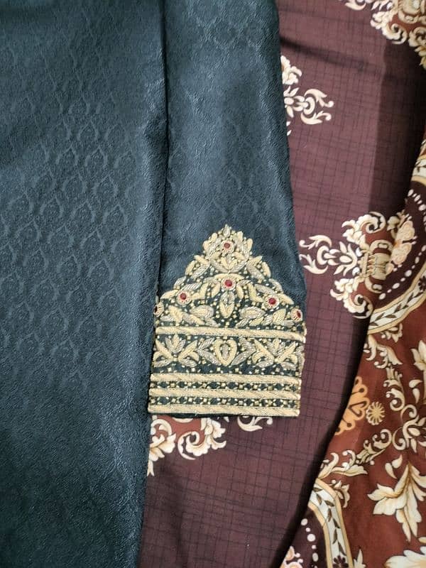 Jamawar Sherwani and kullah 3