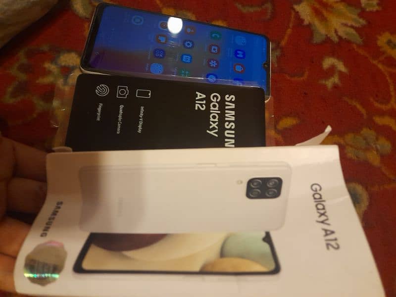 SAMSUNG GALAXY A12 4GB 64GB WITH BOX 10/10 LIKE BRAND NEW 0