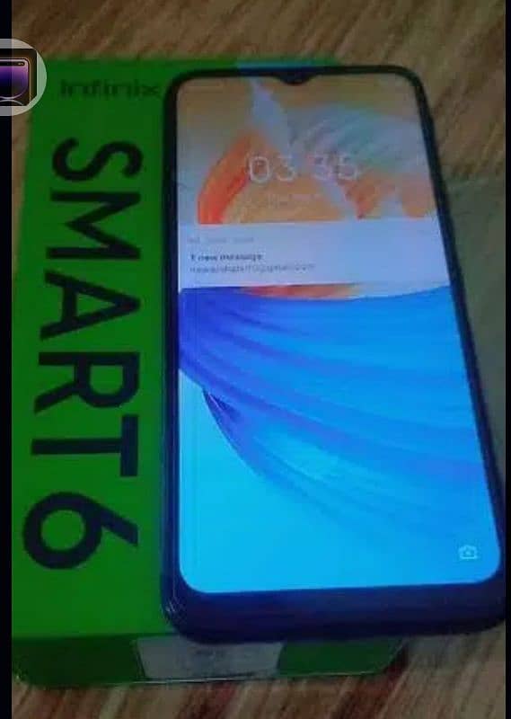 infinix smart 6 mobile urgent sale 3/64 box and mobile 0