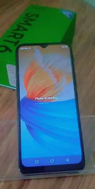 infinix smart 6 mobile urgent sale 3/64 box and mobile 7