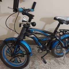 Cycle for 8-11 years including 2 side tyres