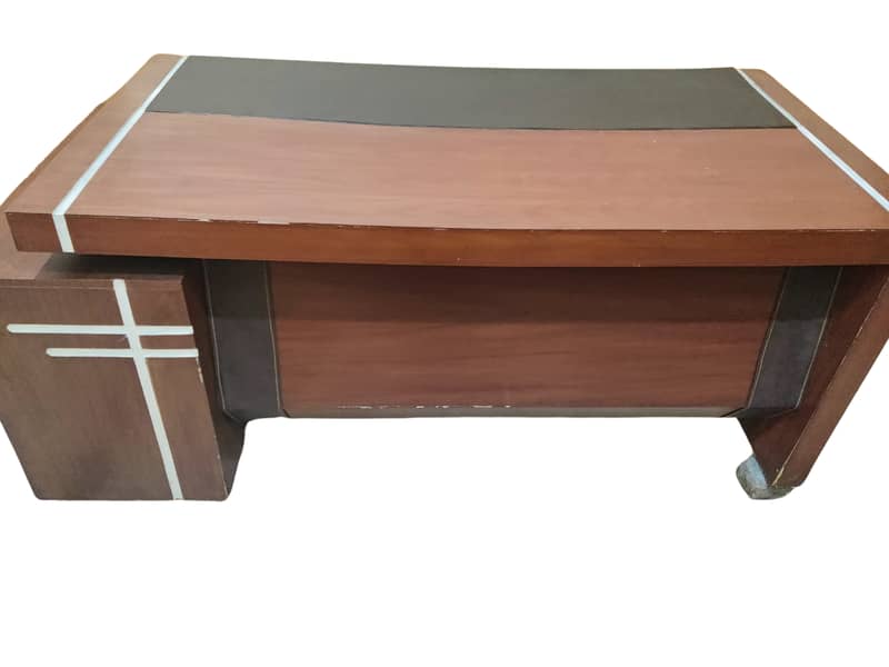 Elegant CEO Office Table with Side Drawer – Premium Quality 0