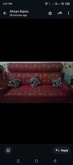 sofa set 6 seater new condition