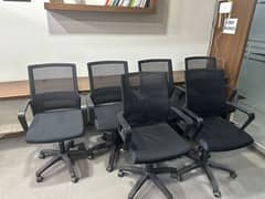 Slightly Use Importef Office Chairs  Available