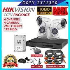 CCTV camera complete package Hikvison, DAHUA AND UNV