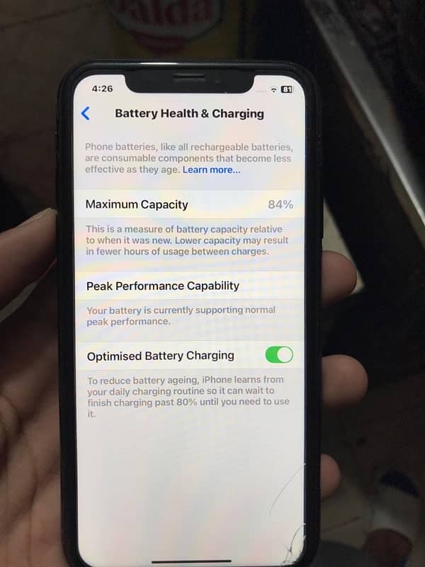 Iphone XR Water Pack Non Pta jv all orignal 64Gb Battery health 84 7