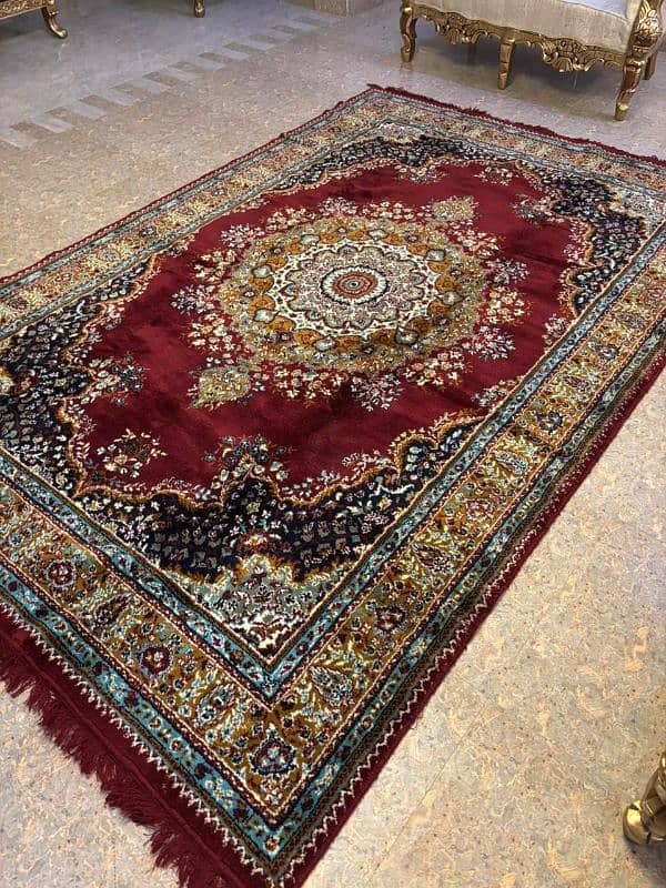 10x6 rug red with patterns 1