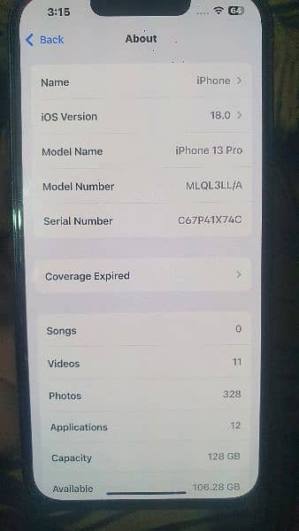 iphone 13 pro 128Gb 2