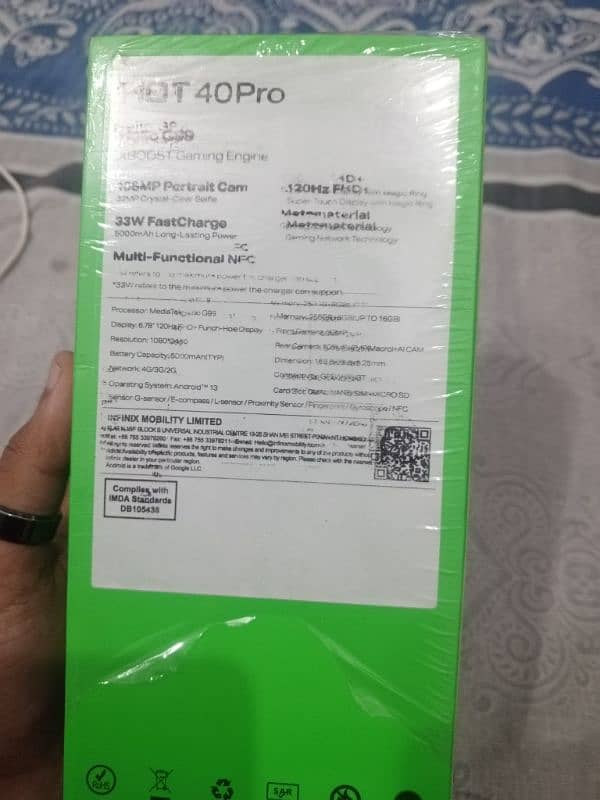 Infinix hot 40 pro 7