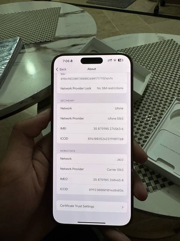 I Phone 15 Pro Max Pta Approved 256 GB 5