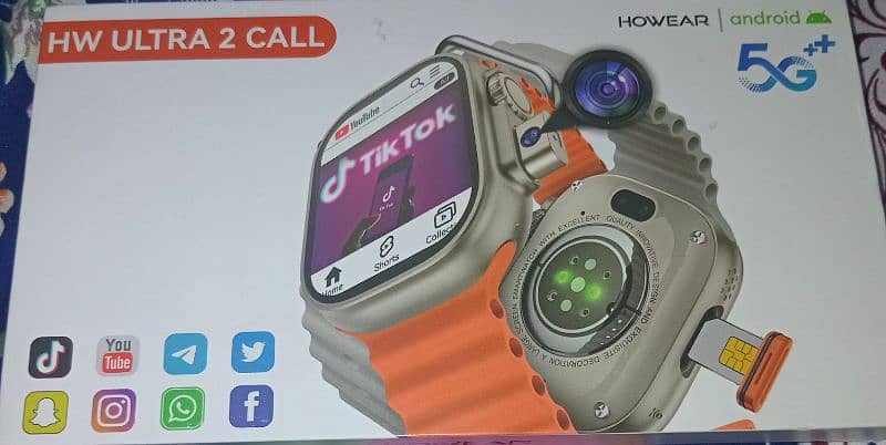 Hw ultra 2 android sim 5g+ smart watch ota approved 1