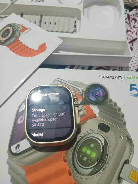 Hw ultra 2 android sim 5g+ smart watch ota approved 4