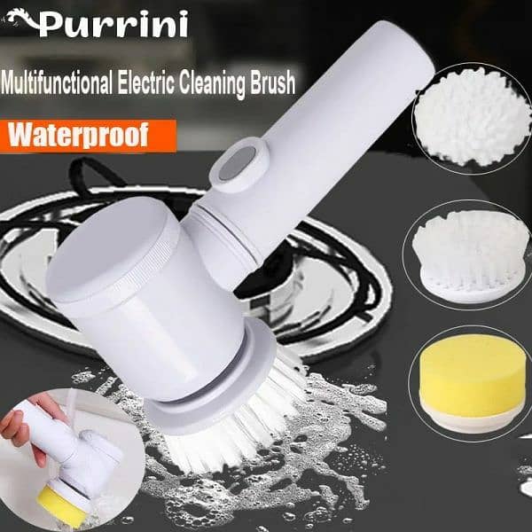 Magic Brush Wireless Battery Cleaning Brush Bathtub Tile Professional 2