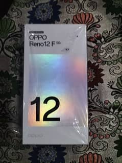 OPPO RENO 12F 5G 12GB 256GB 2 DAYS USE ONLY