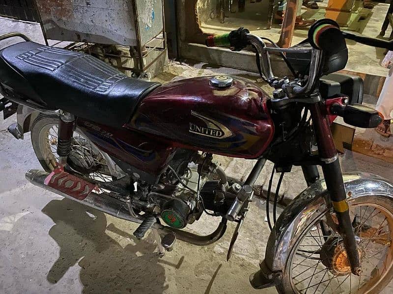 united 70cc bike new condition 2