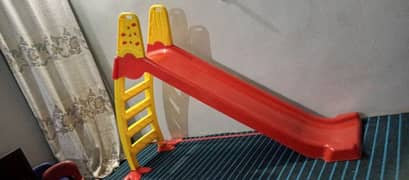 4step slide with baskit ball hoop