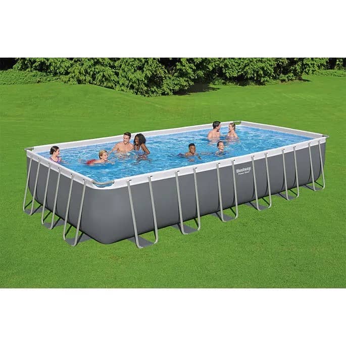 Bestway Power Steel "24' x 12' x 52" Above Ground Pool Set. 4