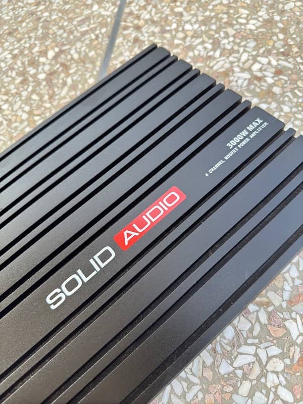 Solid Audio 4 channel Amplifier - 3000Watt 0