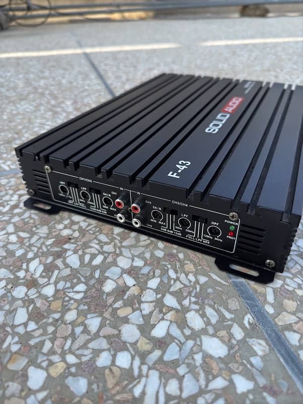 Solid Audio 4 channel Amplifier - 3000Watt 3