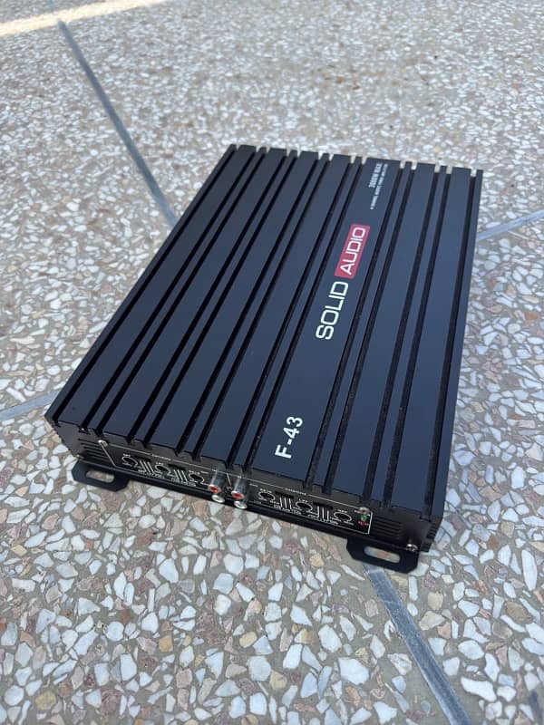 Solid Audio 4 channel Amplifier - 3000Watt 4