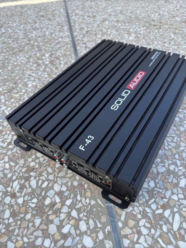 Solid Audio 4 channel Amplifier - 3000Watt 5