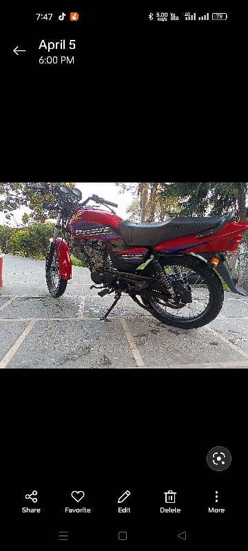 excellent condition honda cg 125 deluxe 0