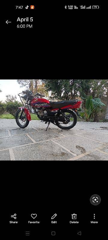 excellent condition honda cg 125 deluxe 1