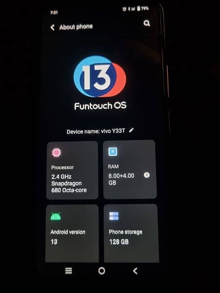 vivo y33t in goood condition 4