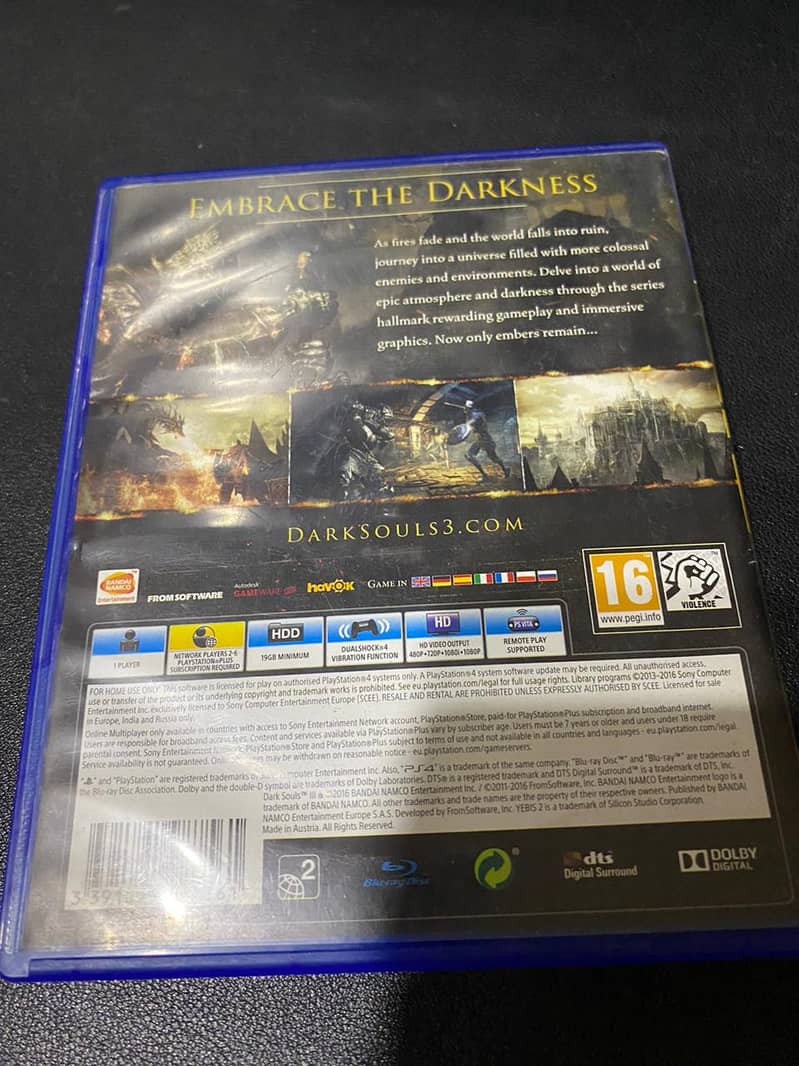 Dark Souls 3 PS4 (Standard Edition) 1