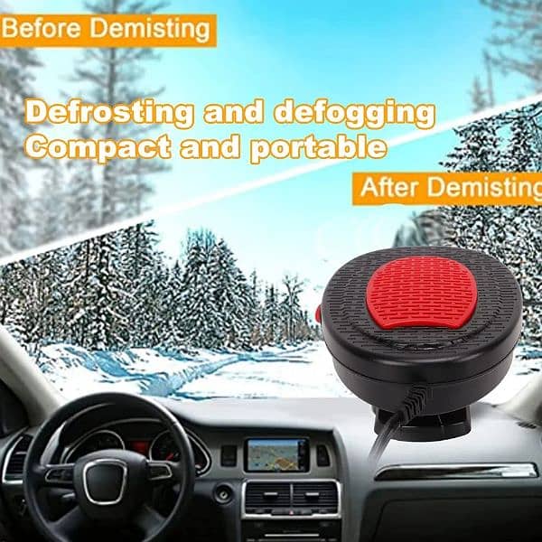 Heater,Car Heater 120 150W Automobile Portable Windshield Defogger 3