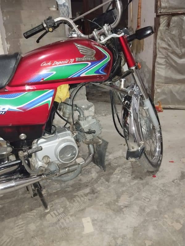 Honda cd70 2018 model in good condition. . . 2