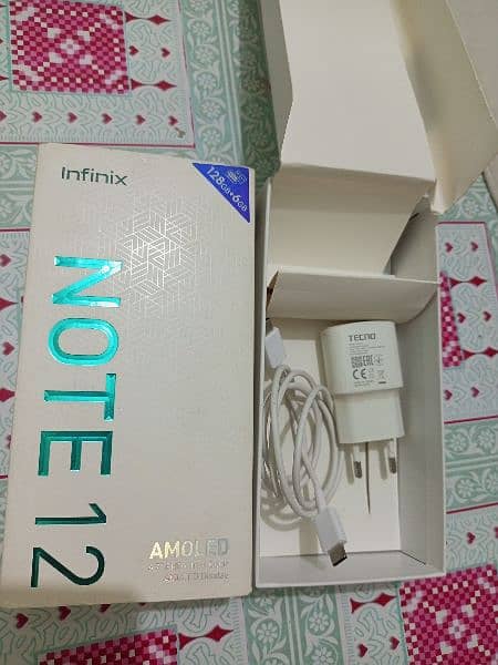 Infinix Note 12 best condition Complete Box 3