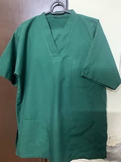 Medical Scrubs Forest Green colour Size Large - XL