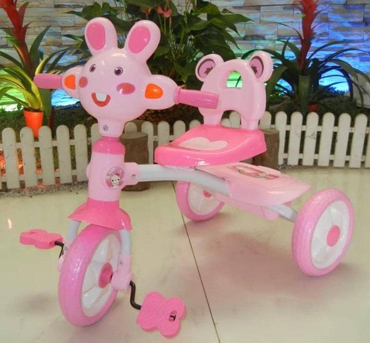 "Stroller Tricycle, Baby Walker & Swing with Mosquito Net - Kids Gear 6