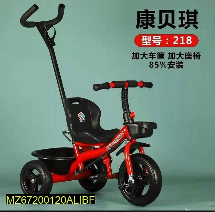 "Stroller Tricycle, Baby Walker & Swing with Mosquito Net - Kids Gear 15