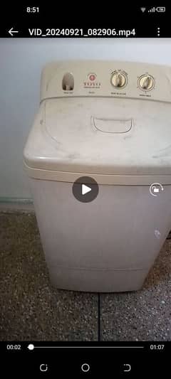 Toyo Washing Machine (good condition) 0