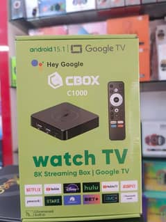 CBOX  Android TV box 8k original 2/16 show 8/128 voice Remote