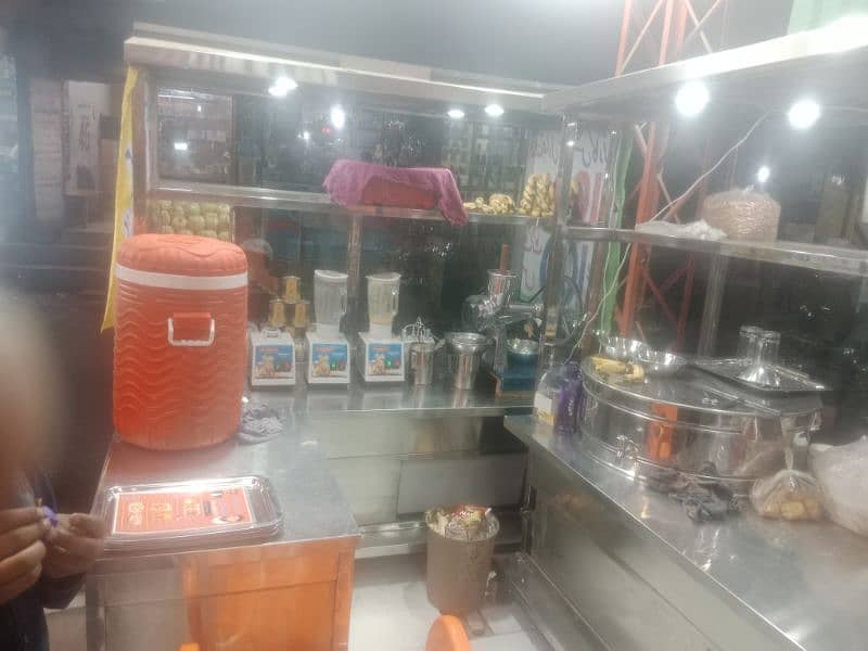 Adda For Sale of juices and Cream and fruit chart etc 10