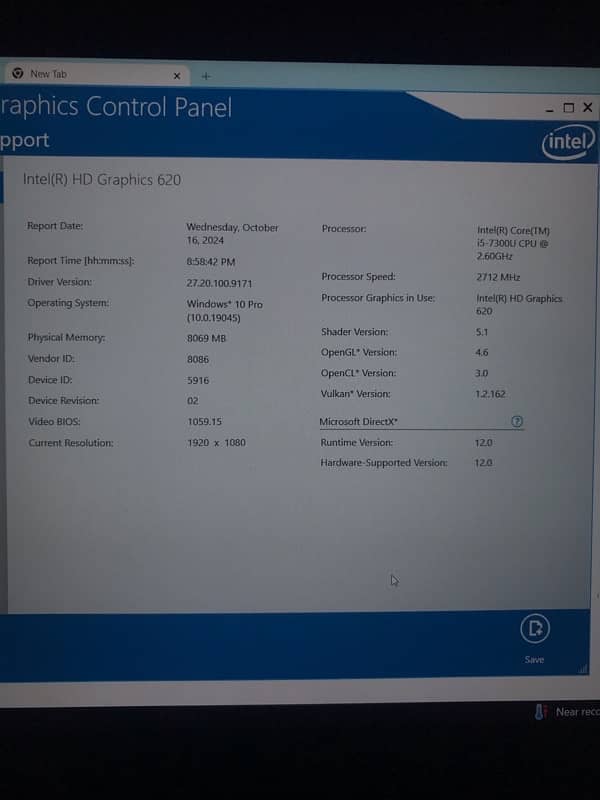 Dell latitude Core i5 7th gen 8