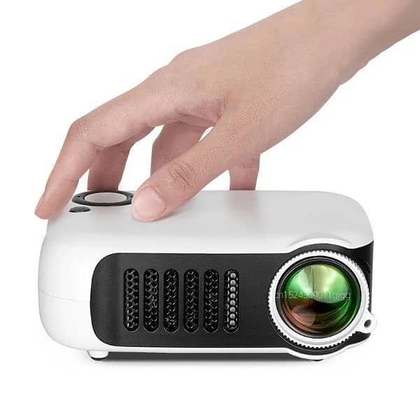 used A2000 Mini Projector 320X240 Pixels 800 Lumens Portable 1