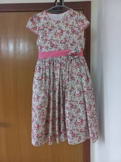 12 years age girl importedl long dress/ frock