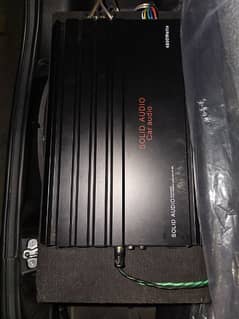 4chanel new amp and New Woofer wid base tube