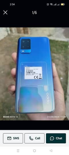 oppo A54 condtion 10/10  4/128 complete box     03098040773