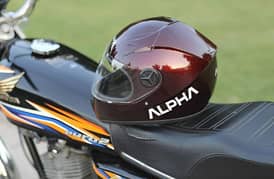 Strong Durable Alpha Helmet For Bikers [FREE DELIVERY]