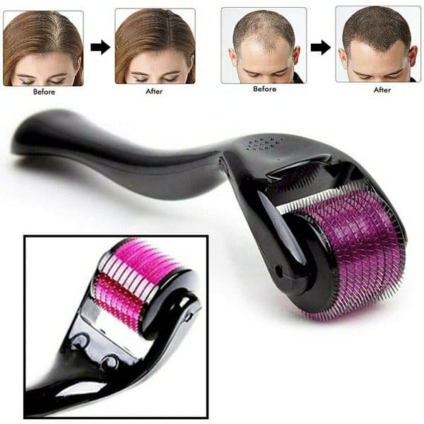 Derma Roller Hair Therapy Micro-needle | Derma Roller For Hair Re-grow 4