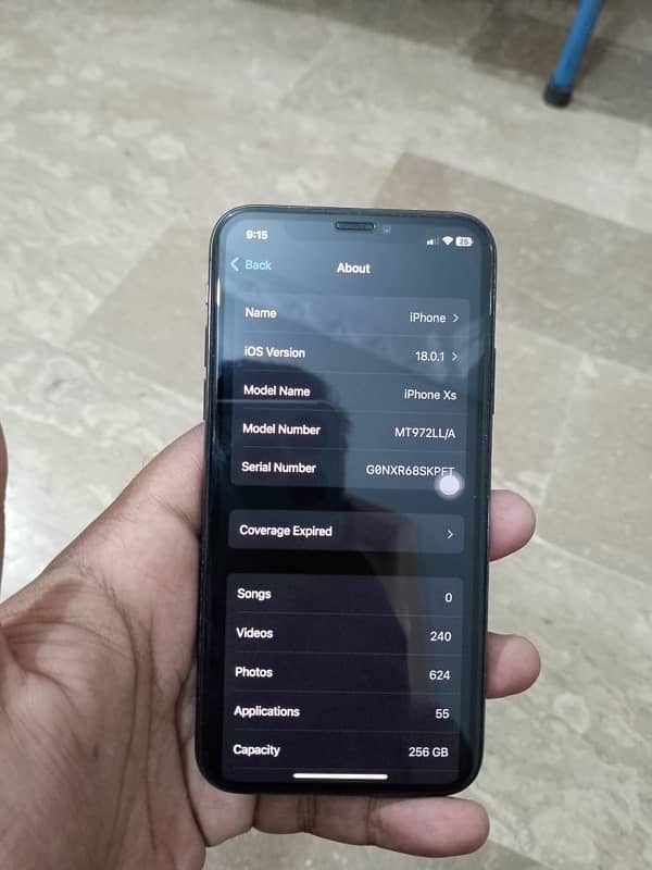 iphone XS 256GB PTA Approved 2